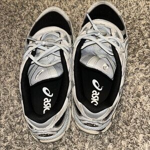 ASICS Black and White Athletic Shoes
